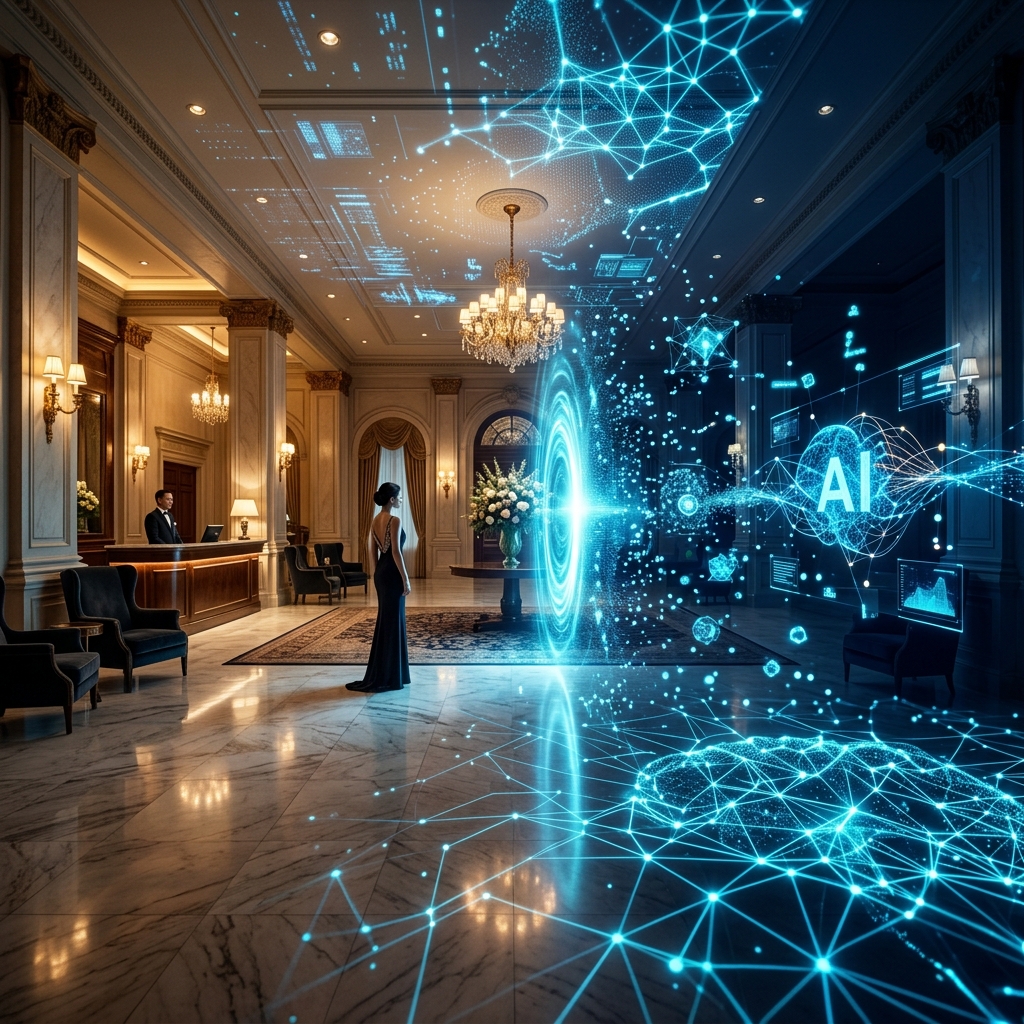 Luxury hotel meets AI technology
